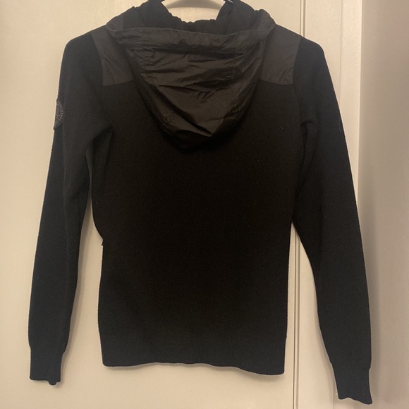 Canada Goose Womens Knit Windbridge Hoody Black Label - Black - Size XS - Picture 7 of 8